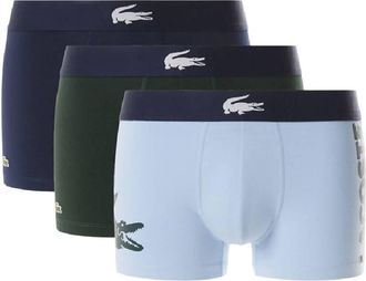 Lacoste Logo-Print Cotton Trunks, Size X-Small