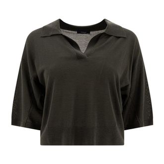 SOEUR Soeur, Dames, Tops, Grijs, Maat: 3XS Wol