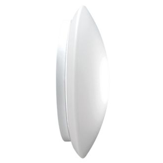 Zafferano Zafferano Lampada Da Parete E Soffitto, Vetro E Metallo, &Oslash; 310x100 Mm, Led 11.5 Watt, Dimmerabile Triac, Bianco