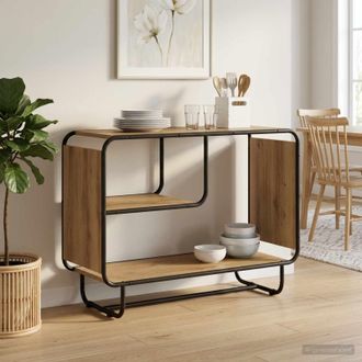vidaXL Vidaxl Credenza Rovere Artigianale 93.5 X 37.5 X 64.5 Cm