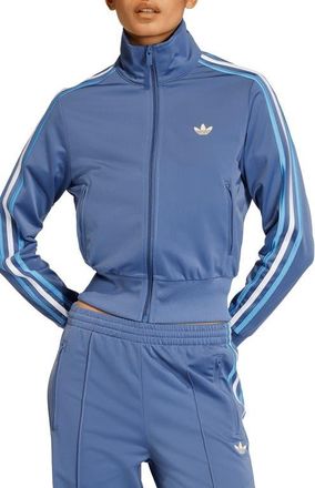 adidas Originals Firebird Recycled Polyester Track Jacket in Crew Blue/light Blue/white at Nordstrom, Size X-Small