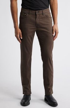 Brax Chuck Modern Fit Five-Pocket Pants in Brown at Nordstrom, Size 36 X 34