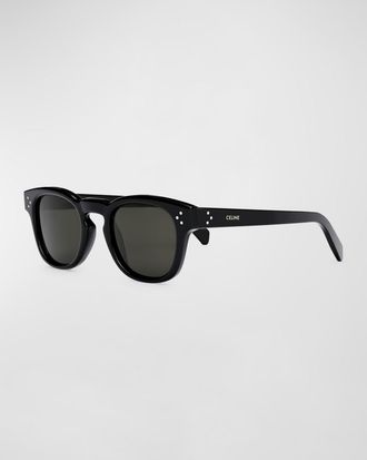 Celine Mens Keyhole Bridge Square Sunglasses