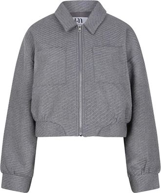 Lofty Manner Dames, Jassen, Grijs, Maat: L