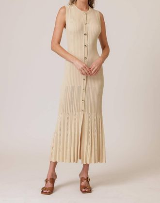 Line & Dot Deliah Dress In Birch