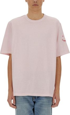 Paul Smith T-Shirt With Embroidery Ps Happy-Uomo