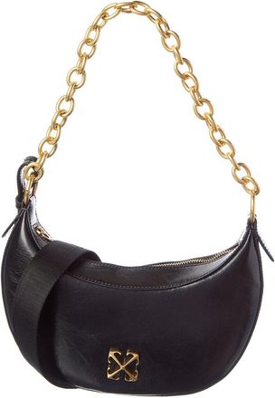 Off-white Hemisphere Leather Hobo Bag