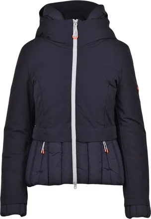 Dekker Black Hooded Quilted Polyamide-Blend Down Jacket