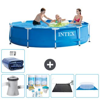 Intex Piscina Con Estructura Redonda - 305x76 Cm - 8-piezas S20460