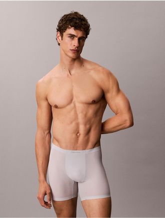Calvin Klein Mens Invisibles Boxer Brief - Grey - XL