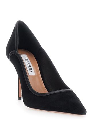 Aquazzura Pointed-Toe Stiletto Pumps - Black
