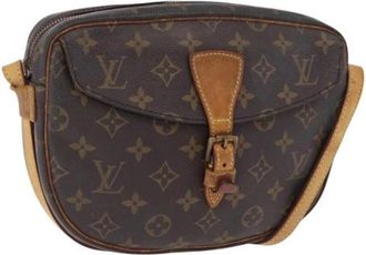Louis Vuitton Pre-owned Jeune Fille Shoulder Bag - Dames - Vintage Schoudertas - Bruin - ONE Size - Leer - Vintage