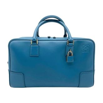 Loewe unisex, Pre-owned, Blauw, Maat: ONE Size Leer