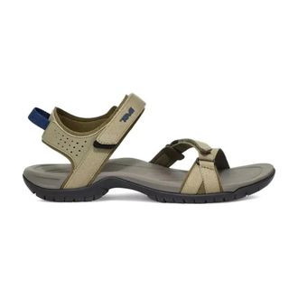 Teva Schoenen, Dames, Groen, 36 EU, Platte Sandalen