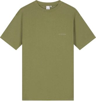 Law Of The Sea Journey Artwork T-Shirt - Heren - Tops - Groen - Maat: XL