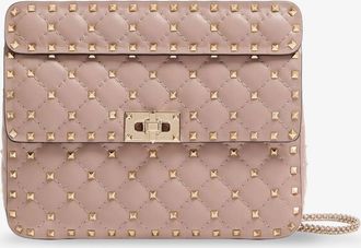 Valentino Garavani Borsa a tracolla Rockstud Spike in pelle con iconiche borchie all-over - VALENTINO GARAVANI - gender_Woman