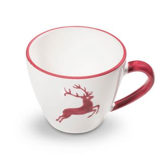 Gmundner Keramik Gmundner Keramik - Bordeauxr. Ciervo, Taza De Caf&eacute; Gourmet 0,2 Litros