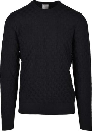 Calvin Klein Cotton Pullover - Heren - Ronde hals truien - Zwart - M - Katoen - Truien & Vesten