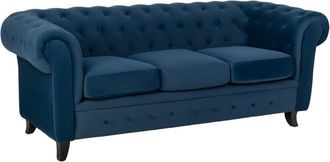 Wanderlust Deco Sof&aacute; Azul Marino 199x82x76h Cm