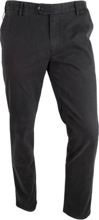 Meyer Jeans - Heren - Chinos - Zwart - M L32 - Katoen - Broeken