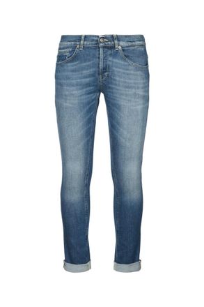 Dondup Blue Mid Rise Jeans