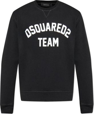 Dsquared2 Sweatshirts & Hoodies - Heren - Sweatshirts - Zwart - XL - Katoen - Hoodies & sweatvesten