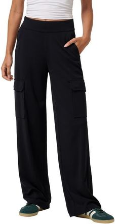 Travis Mathew Friday Ponte Utility Pants in Black at Nordstrom, Size X-Large