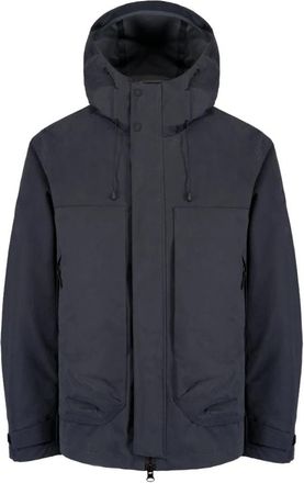 People of Shibuya Anzai Field Jacket - Heren - Winterjassen - Blauw - M - Leer - Jassen