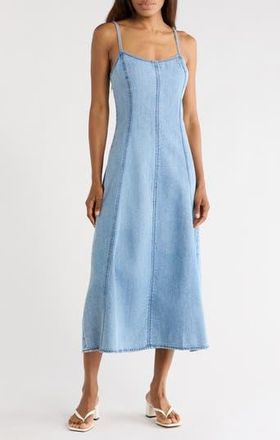 Rag & Bone Martyna Denim Midi Dress in Spencer at Nordstrom Rack, Size 14