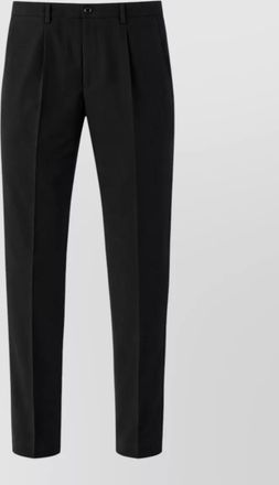 Dolce & Gabbana pleated front trousers elastic waist belt loops