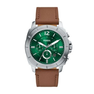 Fossil Mens Privateer 45mm Chronograph, Stainless Steel Watch, BQ2821