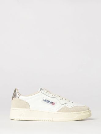 Autry Medalist Low Bicolor Leather Sneakers with Perforated Toe