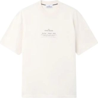 Stone Island Uomo, Top, Bianco, L, new