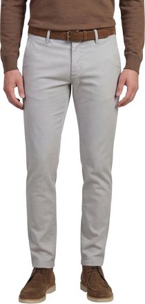 Alberto Pantalon grijs katoen slim fit