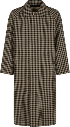 Valentino Jassen, Heren, Beige, M, Geruite Jassen Collectie