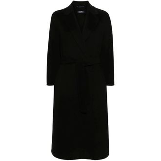 Max Mara Dames, Mantels, Zwart, Maat: M Wol