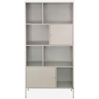 Sweeek Aparador, Mueble De Almacenamiento Industrial De Metal Con 8 Compartimentos