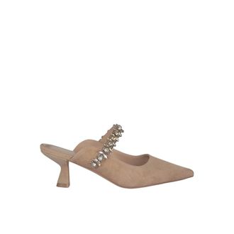Alma En Pena Alma EN Pena, Schoenen, Dames, Beige, 38 EU, Leer, Puntige Neus Hak Schoen