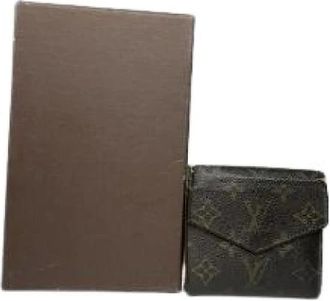 Louis Vuitton Pre-owned Wallets, female, Brown, Size: ONE SIZE Pre-owned Canvas Wallet
