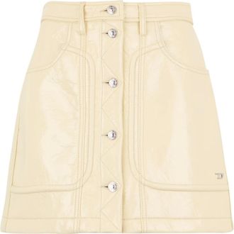 Diesel Short Skirts, female, Beige, Size: W26 O Ambra Mini Skirt