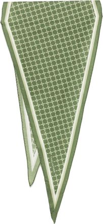 Tagliatore Sciarpa con stampa - Verde