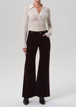 Citizens Of Humanity Womens Cord Kimberly Flare Pants In Mahogany