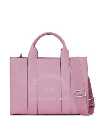 Karl Lagerfeld Rue St.Guillaume tote bag - women - Polyurethane/Fabric - One Size - Pink