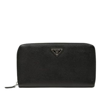 Prada Pre-owned Portafoglio organizer da viaggio Saffiano - - Pre-owned - Donna - Nero - ONE SIZE