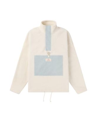 Amundsen & Scott V-Bond Cord Fleece Womens in Natural/blue Sky at Nordstrom, Size X-Large Eu