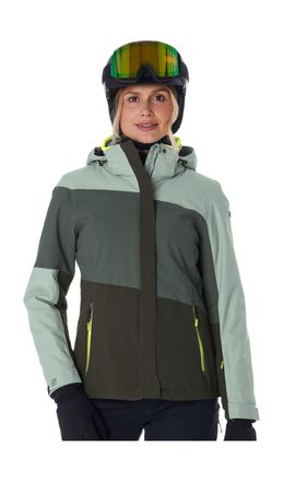Killtec Skijacke KILLTEC KSW 67 WMN SKI JCKT, Damen, Gr. 46, grau (graugr&uuml;n), Obermaterial: 100% Polyester;Futter: 100% Polyester;F&uuml;llung: 100% Polyester, Jac