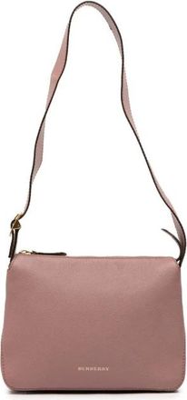 Burberry Pre-owned Shoulder Bags, female, Pink, Size: ONE SIZE Pre-owned Small Shoulder Bag
