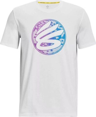 Under Armour Curry Gradient Heavyweight T-shirt White Multi 1376274-100