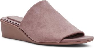 Anne Klein Wishful Wedge Slide Sandal in Taupe at Nordstrom, Size 6.5