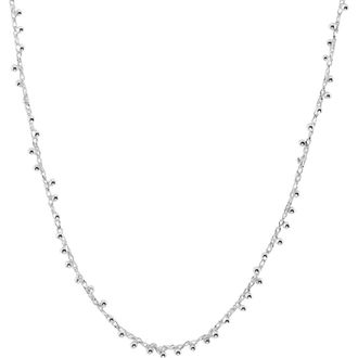 American Exchange Stud Fringe Necklace in Silver at Nordstrom Rack